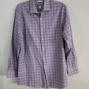 Van Heusen 16 32/33 shirt button down wrinkle free flex collar regular fit